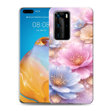 Силиконовый чехол на Huawei P40 Pro с принтом женский Силиконовый чехол на Huawei P40 Pro с принтом женский