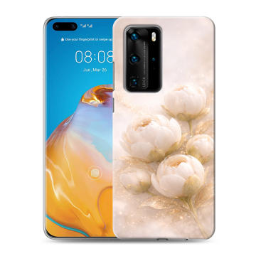 Силиконовый чехол на Huawei P40 Pro с принтом женский