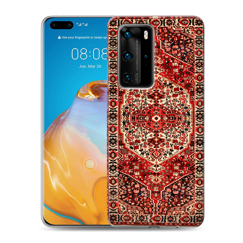 Силиконовый противоударный чехол на Huawei P40 Pro с принтом Ковер Силиконовый противоударный чехол на Huawei P40 Pro с принтом Ковер
