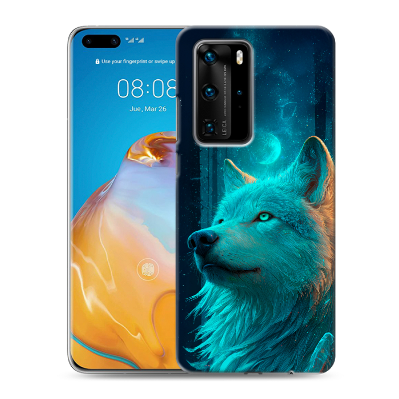 Силиконовый противоударный чехол на Huawei P40 Pro с принтом бабочки саккура Силиконовый противоударный чехол на Huawei P40 Pro с принтом бабочки саккура