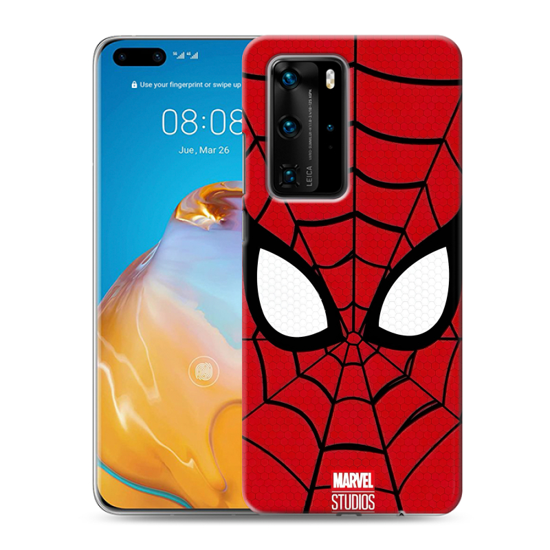 Пластиковый чехол на Huawei P40 Pro с принтом человек паук spiderman Пластиковый чехол на Huawei P40 Pro с принтом человек паук spiderman