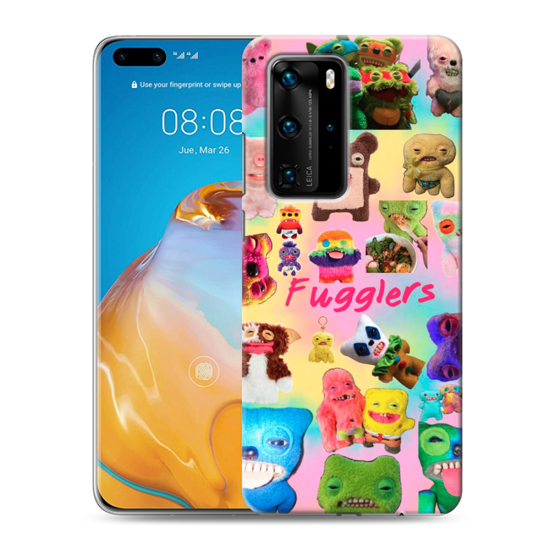 Силиконовый чехол на Huawei P40 Pro с принтом Флагер Fuggler Силиконовый чехол на Huawei P40 Pro с принтом Флагер Fuggler