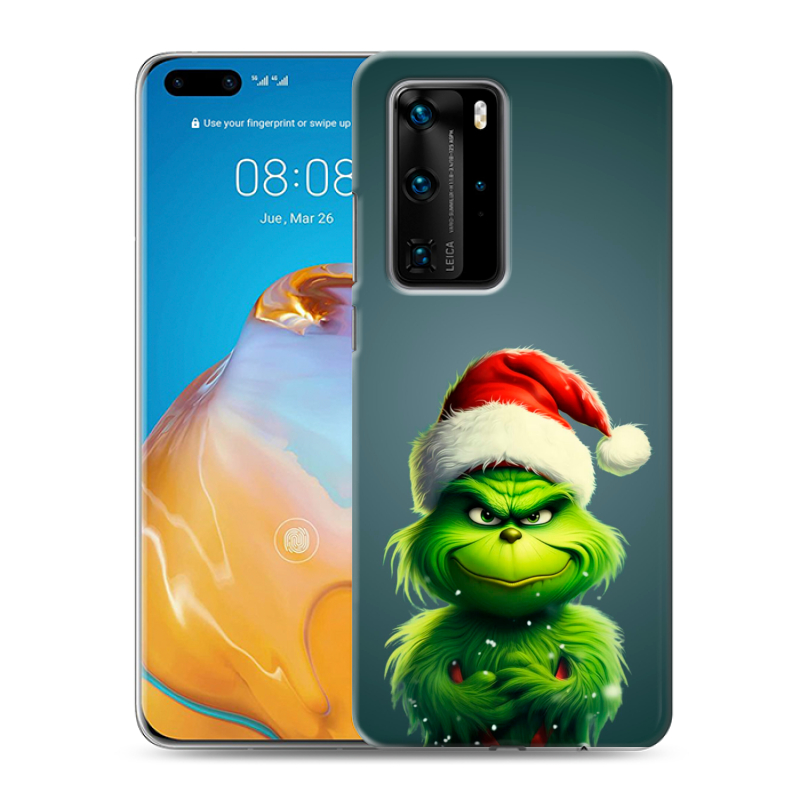 Пластиковый чехол на Huawei P40 Pro с принтом Новый год Пластиковый чехол на Huawei P40 Pro с принтом Новый год