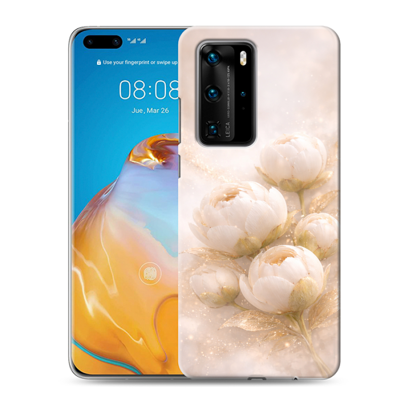 Силиконовый противоударный чехол на Huawei P40 Pro с принтом женский Силиконовый противоударный чехол на Huawei P40 Pro с принтом женский