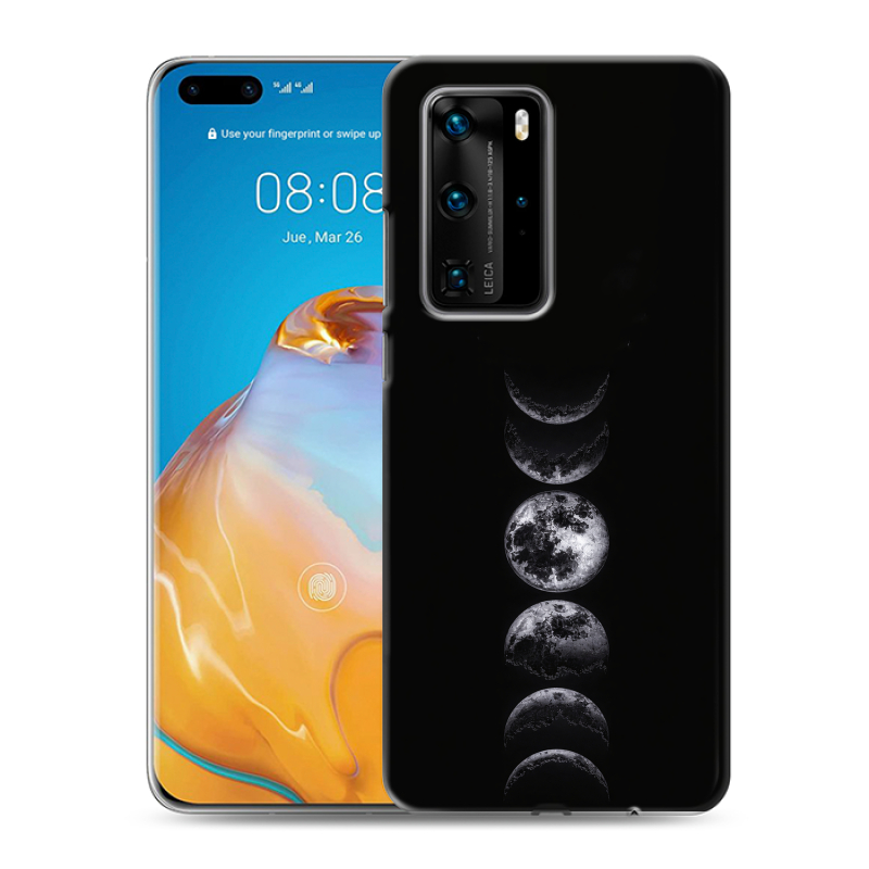 Силиконовый противоударный чехол на Huawei P40 Pro с принтом женский Силиконовый противоударный чехол на Huawei P40 Pro с принтом женский
