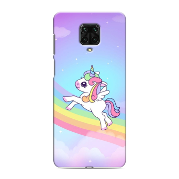 Силиконовый чехол на Xiaomi Redmi Note 9 Pro с принтом Единорог Силиконовый чехол на Xiaomi Redmi Note 9 Pro с принтом Единорог