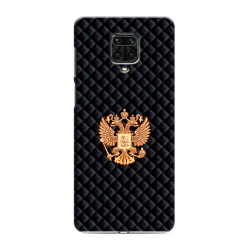 Силиконовый чехол на Xiaomi Redmi Note 9 Pro с принтом Герб России принт Силиконовый чехол на Xiaomi Redmi Note 9 Pro с принтом Герб России принт