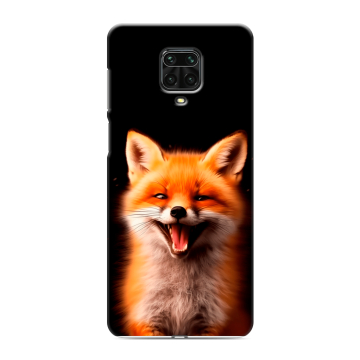 Силиконовый чехол на Xiaomi Redmi Note 9 Pro с принтом Лиса Силиконовый чехол на Xiaomi Redmi Note 9 Pro с принтом Лиса