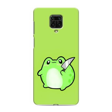 Силиконовый чехол на Xiaomi Redmi Note 9 Pro с принтом Лягушенок Силиконовый чехол на Xiaomi Redmi Note 9 Pro с принтом Лягушенок