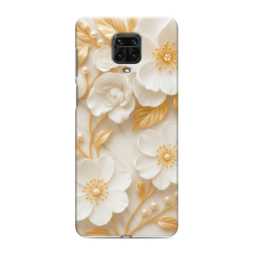 Силиконовый чехол на Xiaomi Redmi Note 9 Pro с принтом Цветы Силиконовый чехол на Xiaomi Redmi Note 9 Pro с принтом Цветы