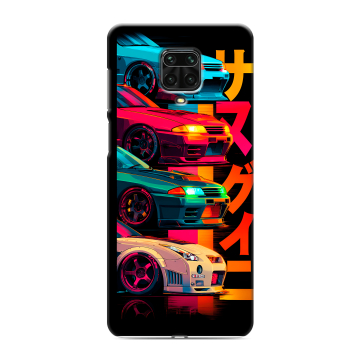 Силиконовый чехол на Xiaomi Redmi Note 9 Pro с принтом Гоночные машины Силиконовый чехол на Xiaomi Redmi Note 9 Pro с принтом Гоночные машины