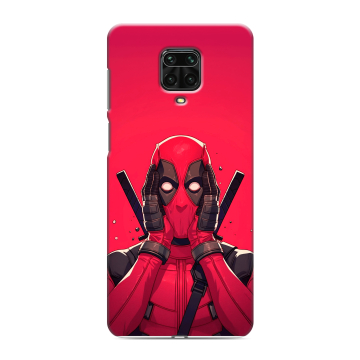 Силиконовый чехол на Xiaomi Redmi Note 9 Pro с принтом Дедпул Deadpool Силиконовый чехол на Xiaomi Redmi Note 9 Pro с принтом Дедпул Deadpool