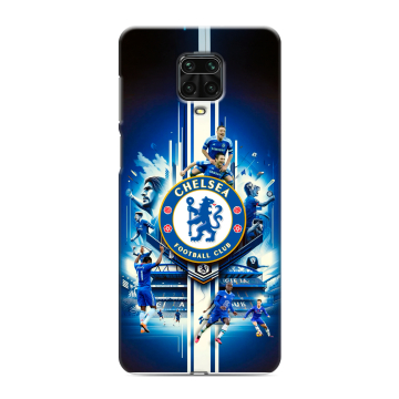 Силиконовый чехол на Xiaomi Redmi Note 9 Pro с принтом Chelsea Челси