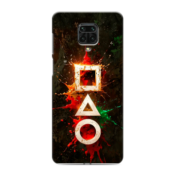 Силиконовый чехол на Xiaomi Redmi Note 9 Pro с принтом Squid Game Игра кальмара