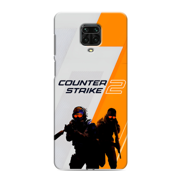 Силиконовый чехол на Xiaomi Redmi Note 9 Pro с принтом Counter Strike
