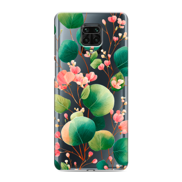 Силиконовый чехол на Xiaomi Redmi Note 9 Pro с принтом женский