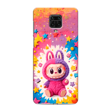 Силиконовый чехол на Xiaomi Redmi Note 9 Pro с принтом Labubu Лабубу Силиконовый чехол на Xiaomi Redmi Note 9 Pro с принтом Labubu Лабубу