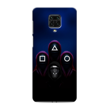 Силиконовый чехол на Xiaomi Redmi Note 9 Pro с принтом Игра Кальмара