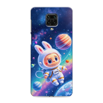 Силиконовый чехол на Xiaomi Redmi Note 9 Pro с принтом Labubu Лабубу