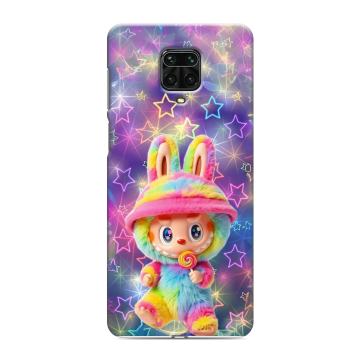 Силиконовый чехол на Xiaomi Redmi Note 9 Pro с принтом Labubu Лабубу Силиконовый чехол на Xiaomi Redmi Note 9 Pro с принтом Labubu Лабубу