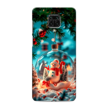 Силиконовый чехол на Xiaomi Redmi Note 9 Pro с принтом Новый год