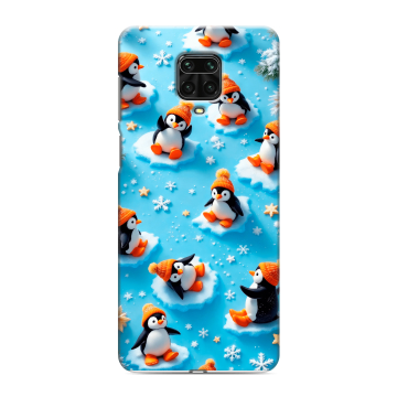 Силиконовый чехол на Xiaomi Redmi Note 9 Pro с принтом Новый год