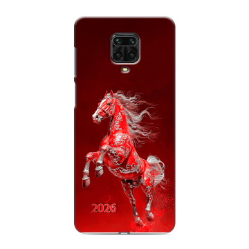 Силиконовый чехол на Xiaomi Redmi Note 9 Pro с принтом Новый год