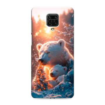 Силиконовый чехол на Xiaomi Redmi Note 9 Pro с принтом Новый год