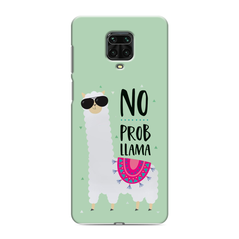 Силиконовый чехол на Xiaomi Redmi Note 9 Pro с принтом Лама Силиконовый чехол на Xiaomi Redmi Note 9 Pro с принтом Лама