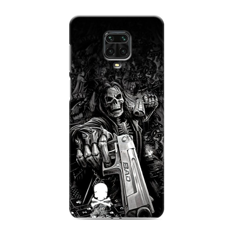 Пластиковый чехол на Xiaomi Redmi Note 9 Pro с принтом Скелет Пластиковый чехол на Xiaomi Redmi Note 9 Pro с принтом Скелет