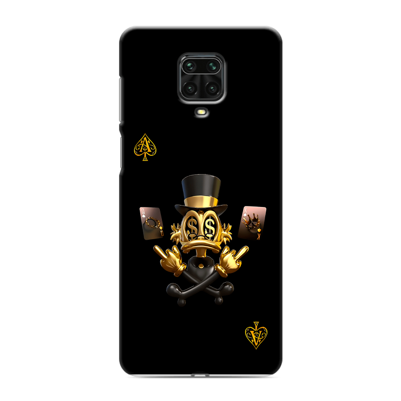 Силиконовый противоударный чехол на Xiaomi Redmi Note 9 Pro с принтом Золотой скрудж макдак Силиконовый противоударный чехол на Xiaomi Redmi Note 9 Pro с принтом Золотой скрудж макдак