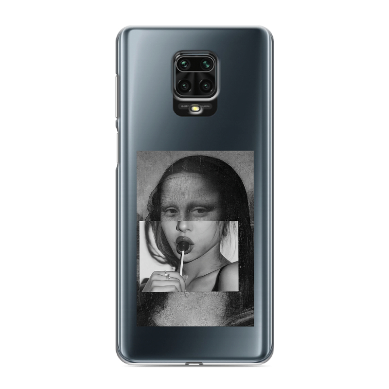 Пластиковый чехол на Xiaomi Redmi Note 9 Pro с принтом Мона Лиза Пластиковый чехол на Xiaomi Redmi Note 9 Pro с принтом Мона Лиза