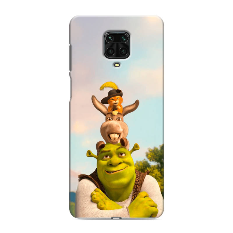 Пластиковый чехол на Xiaomi Redmi Note 9 Pro с принтом Шрек Shrek Пластиковый чехол на Xiaomi Redmi Note 9 Pro с принтом Шрек Shrek