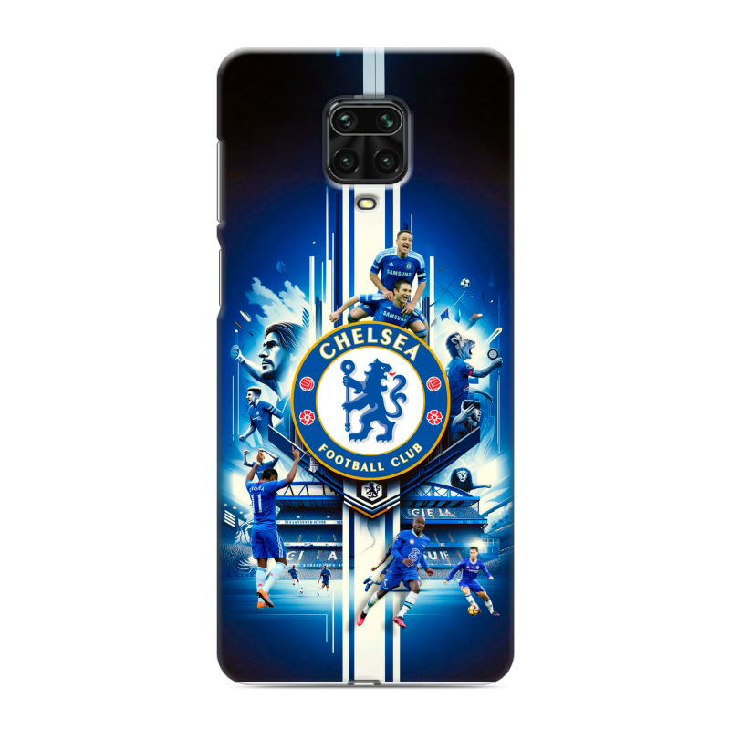 Пластиковый чехол на Xiaomi Redmi Note 9 Pro с принтом Chelsea Челси Пластиковый чехол на Xiaomi Redmi Note 9 Pro с принтом Chelsea Челси