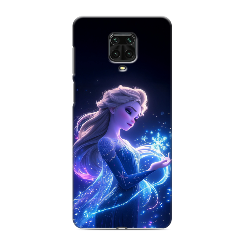 Пластиковый чехол на Xiaomi Redmi Note 9 Pro с принтом Холодное сердце Frozen Пластиковый чехол на Xiaomi Redmi Note 9 Pro с принтом Холодное сердце Frozen