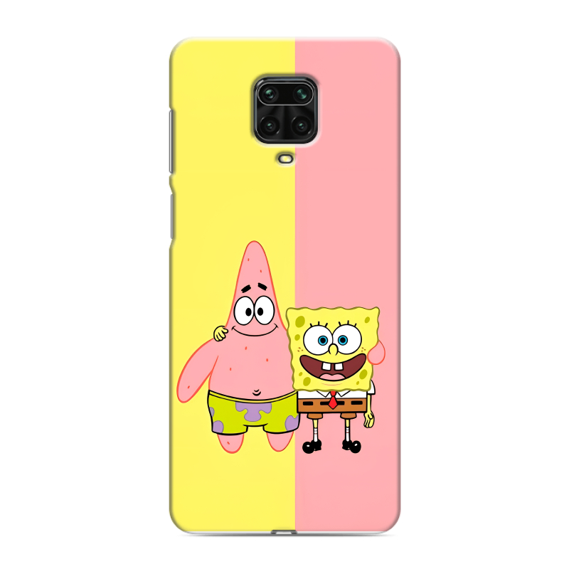 Силиконовый чехол на Xiaomi Redmi Note 9 Pro с принтом Спанч боб Спанчбоб Силиконовый чехол на Xiaomi Redmi Note 9 Pro с принтом Спанч боб Спанчбоб