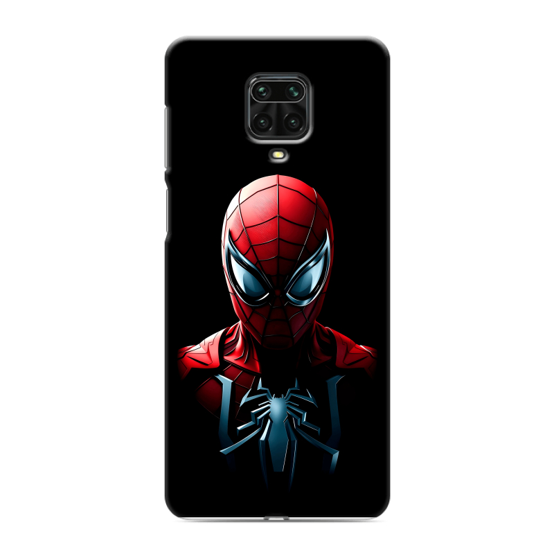 Силиконовый чехол на Xiaomi Redmi Note 9 Pro с принтом Spiderman Человек паук Силиконовый чехол на Xiaomi Redmi Note 9 Pro с принтом Spiderman Человек паук