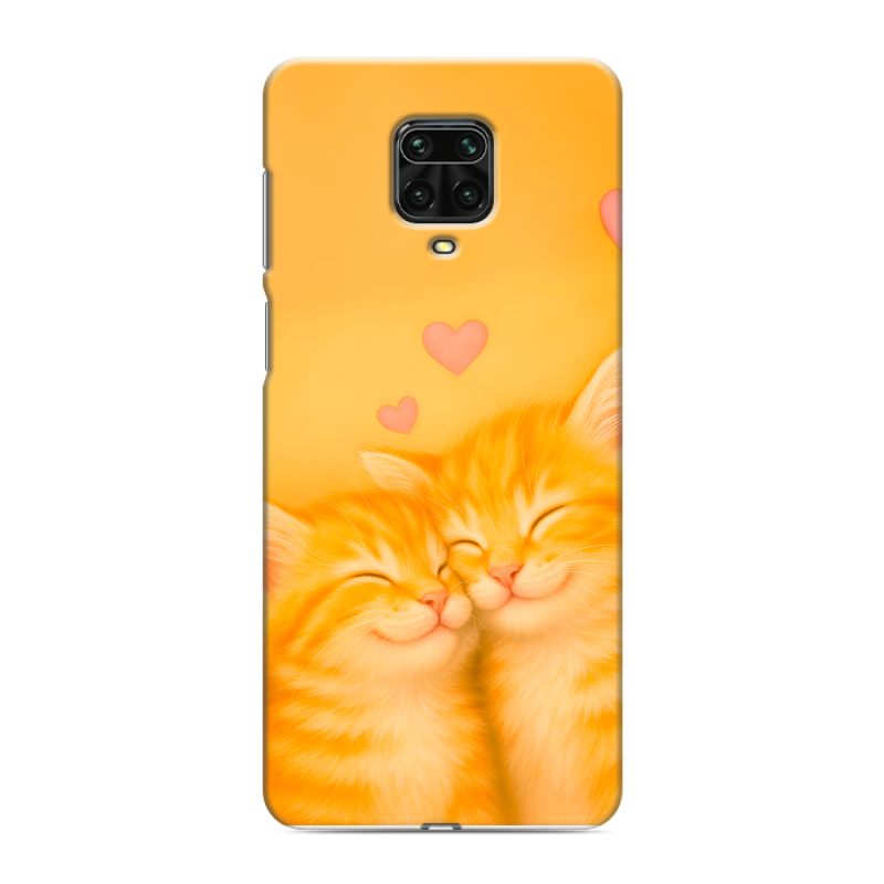 Силиконовый чехол на Xiaomi Redmi Note 9 Pro с принтом Милые котята Силиконовый чехол на Xiaomi Redmi Note 9 Pro с принтом Милые котята