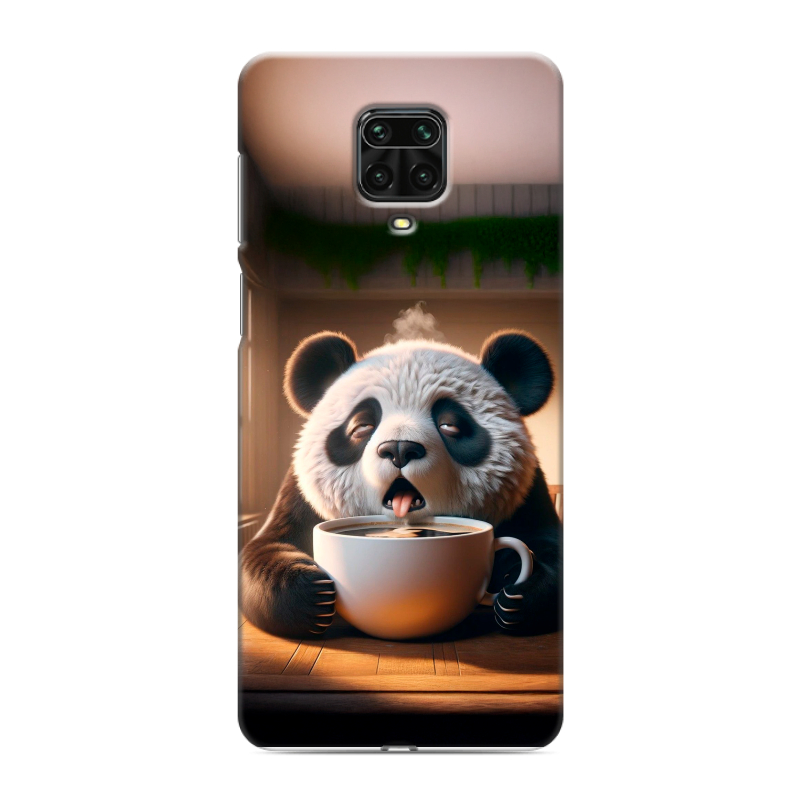 Силиконовый чехол на Xiaomi Redmi Note 9 Pro с принтом смешная панда Силиконовый чехол на Xiaomi Redmi Note 9 Pro с принтом смешная панда
