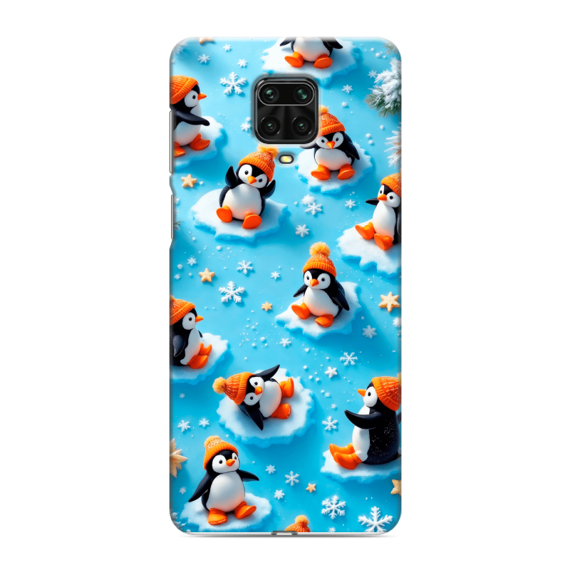 Пластиковый чехол на Xiaomi Redmi Note 9 Pro с принтом Новый год Пластиковый чехол на Xiaomi Redmi Note 9 Pro с принтом Новый год