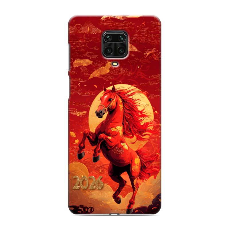 Пластиковый чехол на Xiaomi Redmi Note 9 Pro с принтом Новый год Пластиковый чехол на Xiaomi Redmi Note 9 Pro с принтом Новый год