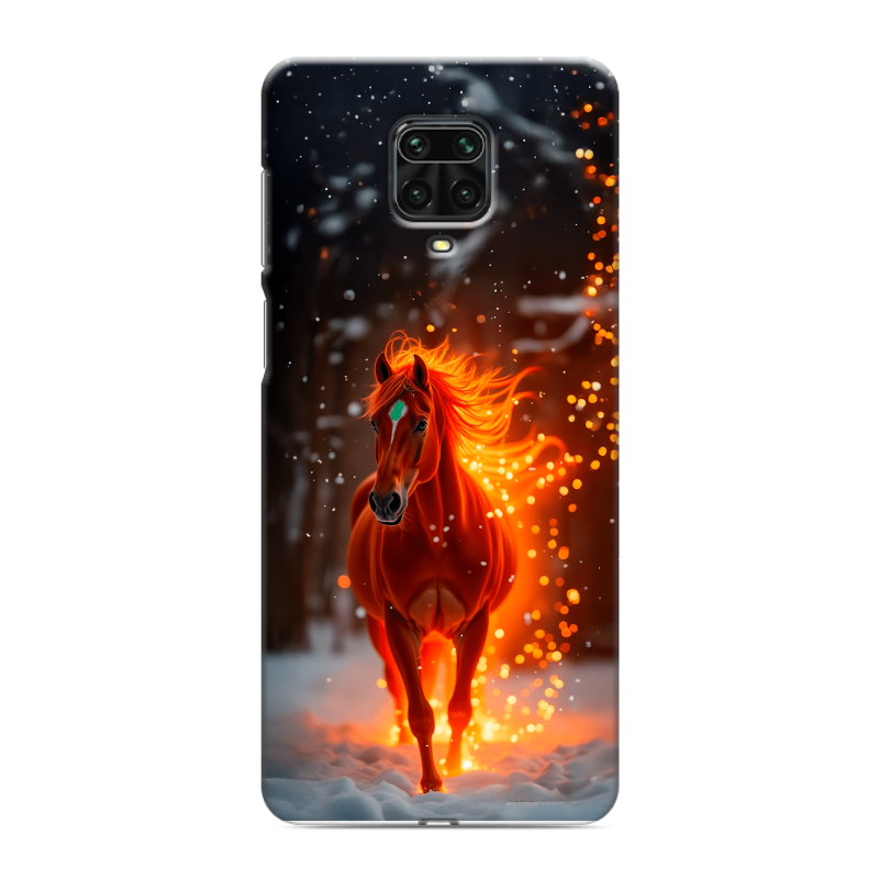 Силиконовый чехол на Xiaomi Redmi Note 9 Pro с принтом Новый год Силиконовый чехол на Xiaomi Redmi Note 9 Pro с принтом Новый год