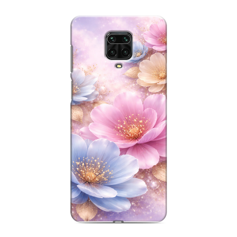 Силиконовый противоударный чехол на Xiaomi Redmi Note 9 Pro с принтом женский Силиконовый противоударный чехол на Xiaomi Redmi Note 9 Pro с принтом женский