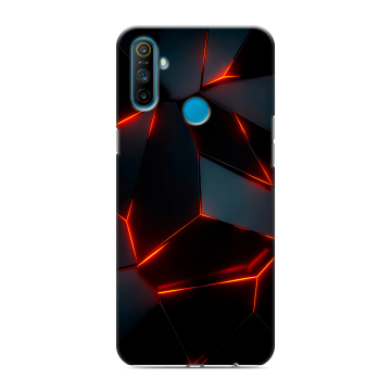 Силиконовый чехол на Realme C3 с принтом Яркие абстракции Силиконовый чехол на Realme C3 с принтом Яркие абстракции