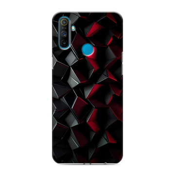 Силиконовый чехол на Realme C3 с принтом Абстракция