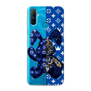 Силиконовый чехол на Realme C3 с принтом Луи робот Силиконовый чехол на Realme C3 с принтом Луи робот