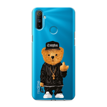 Силиконовый чехол на Realme C3 с принтом Плюшевый медведь Силиконовый чехол на Realme C3 с принтом Плюшевый медведь