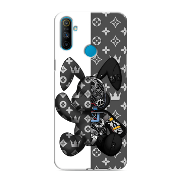 Силиконовый чехол на Realme C3 с принтом Луи робот