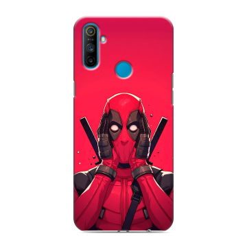 Силиконовый чехол на Realme C3 с принтом Дедпул Deadpool Силиконовый чехол на Realme C3 с принтом Дедпул Deadpool