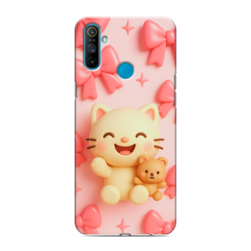 Силиконовый чехол на Realme C3 с принтом для девочек Силиконовый чехол на Realme C3 с принтом для девочек